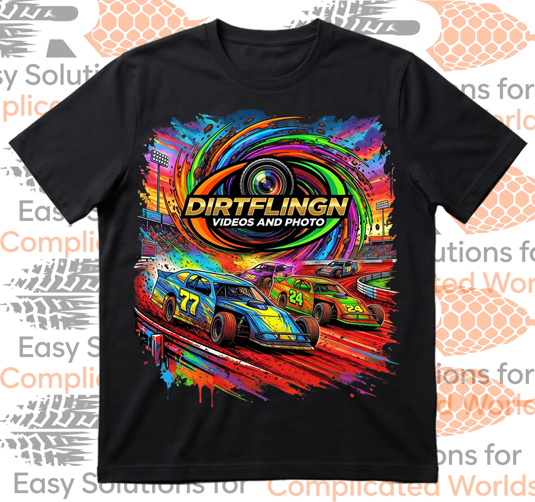 Dirtflingn T Shirts Extreme Color #2