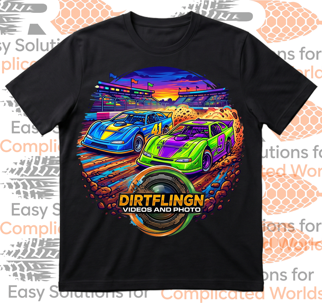 Dirtflingn T Shirts Extreme Color #3