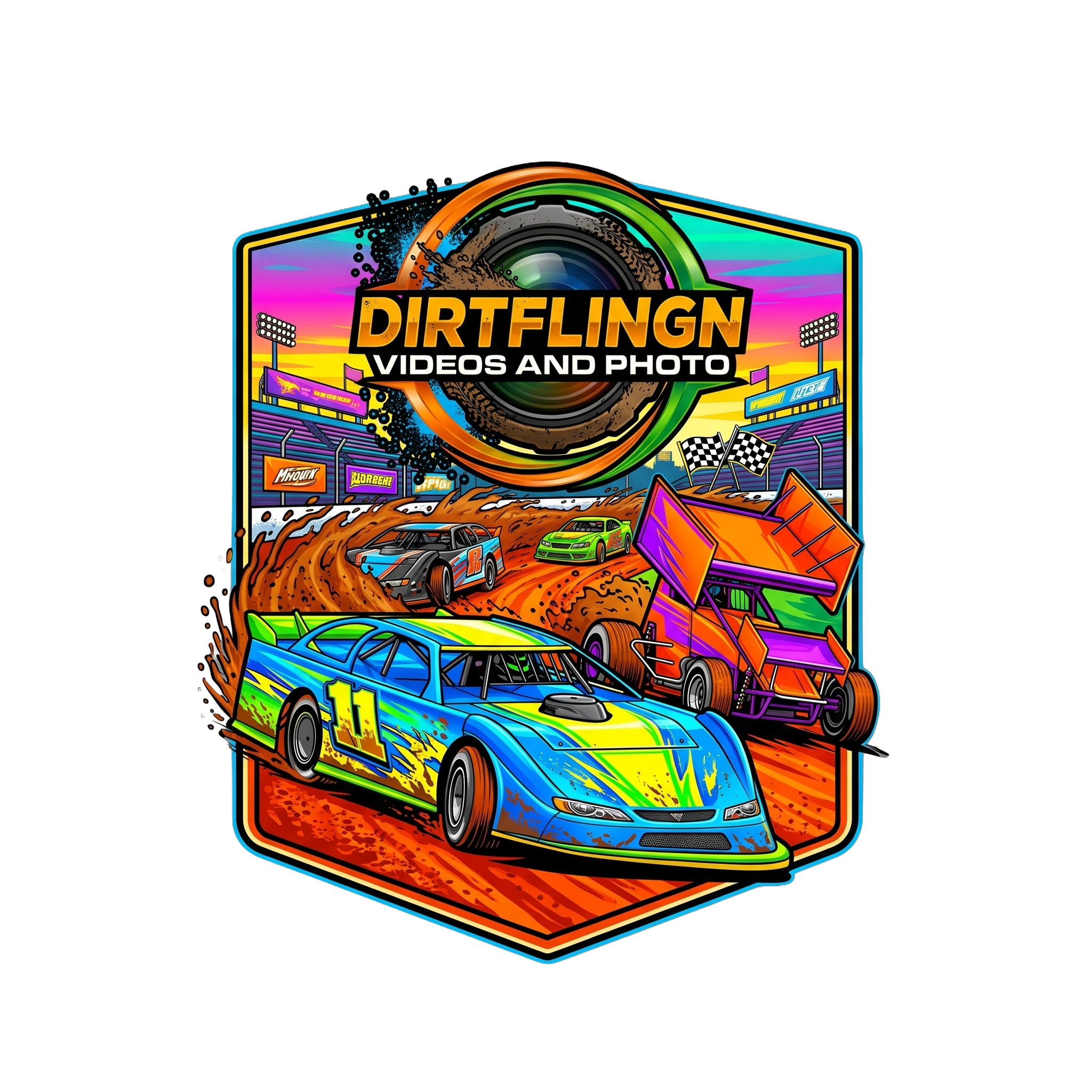 Dirtflingn T Shirts Extreme Color #6