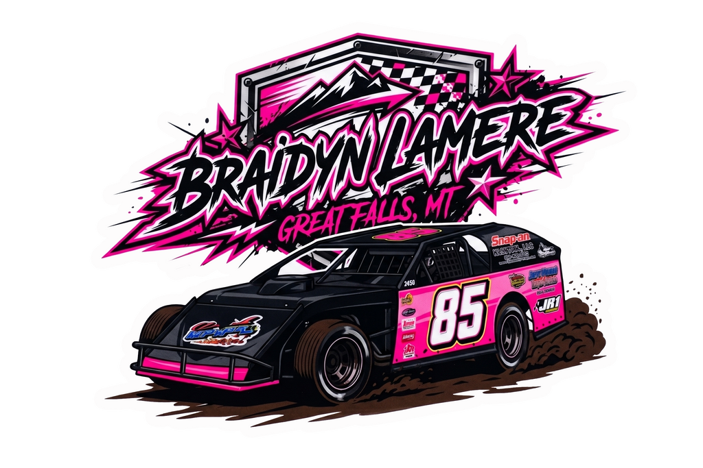 2in RaceBall Stickers