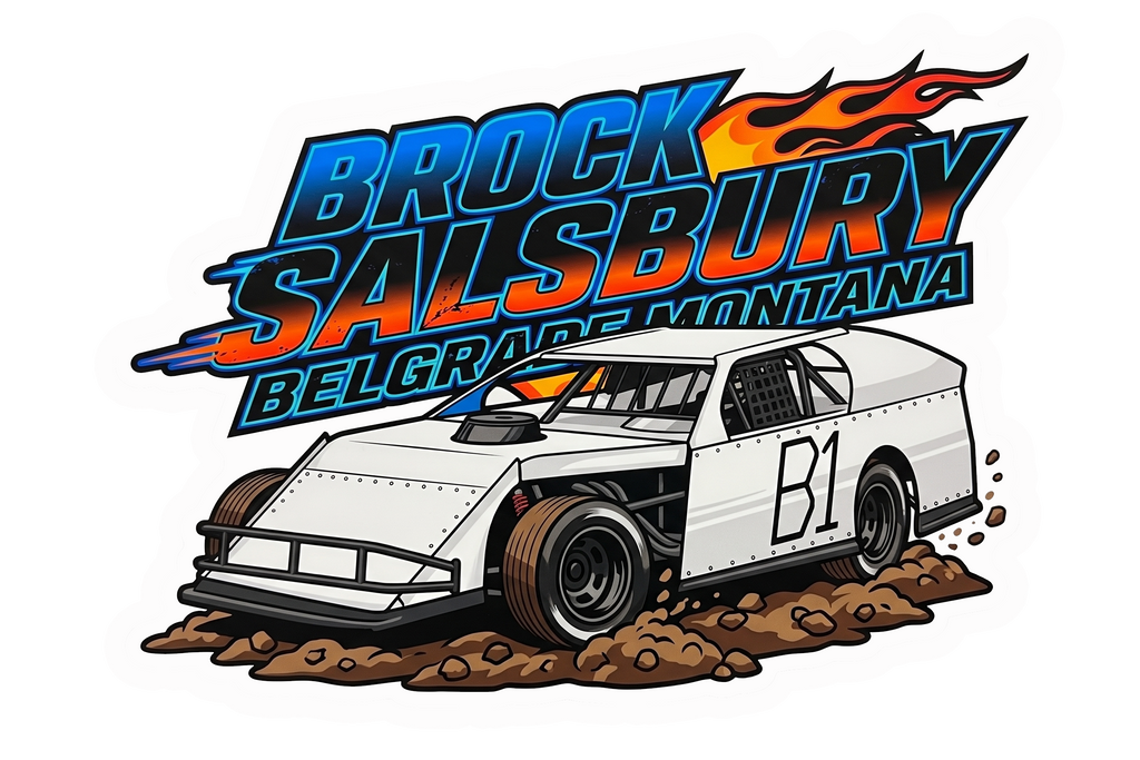 2in RaceBall Stickers