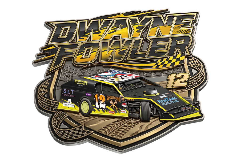 2in RaceBall Stickers
