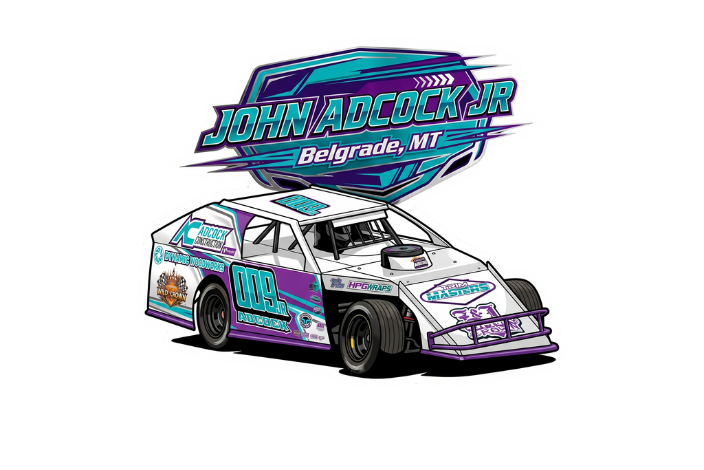 2in RaceBall Stickers