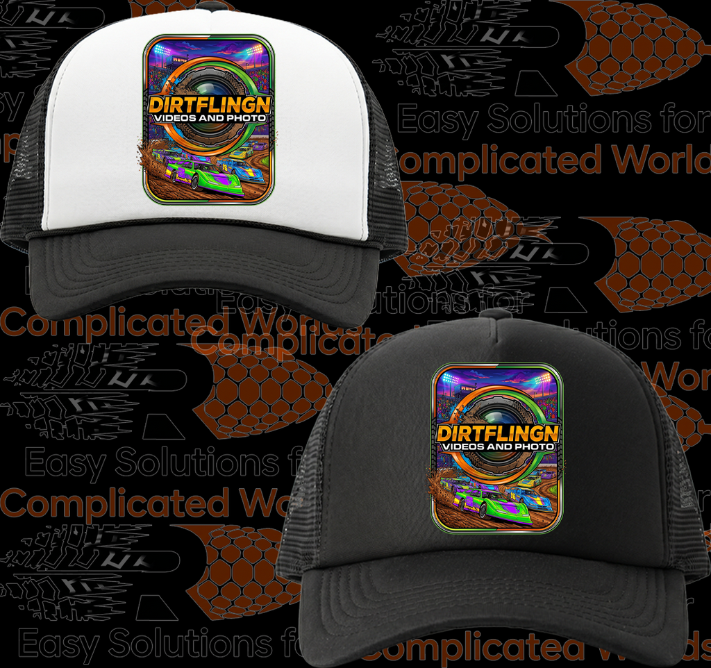 Black and White Foam Front Truckers Cap #10