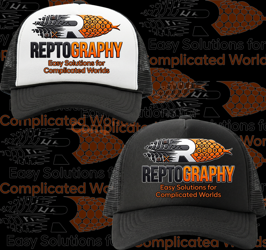 Black and White Foam Front Truckers Cap #77