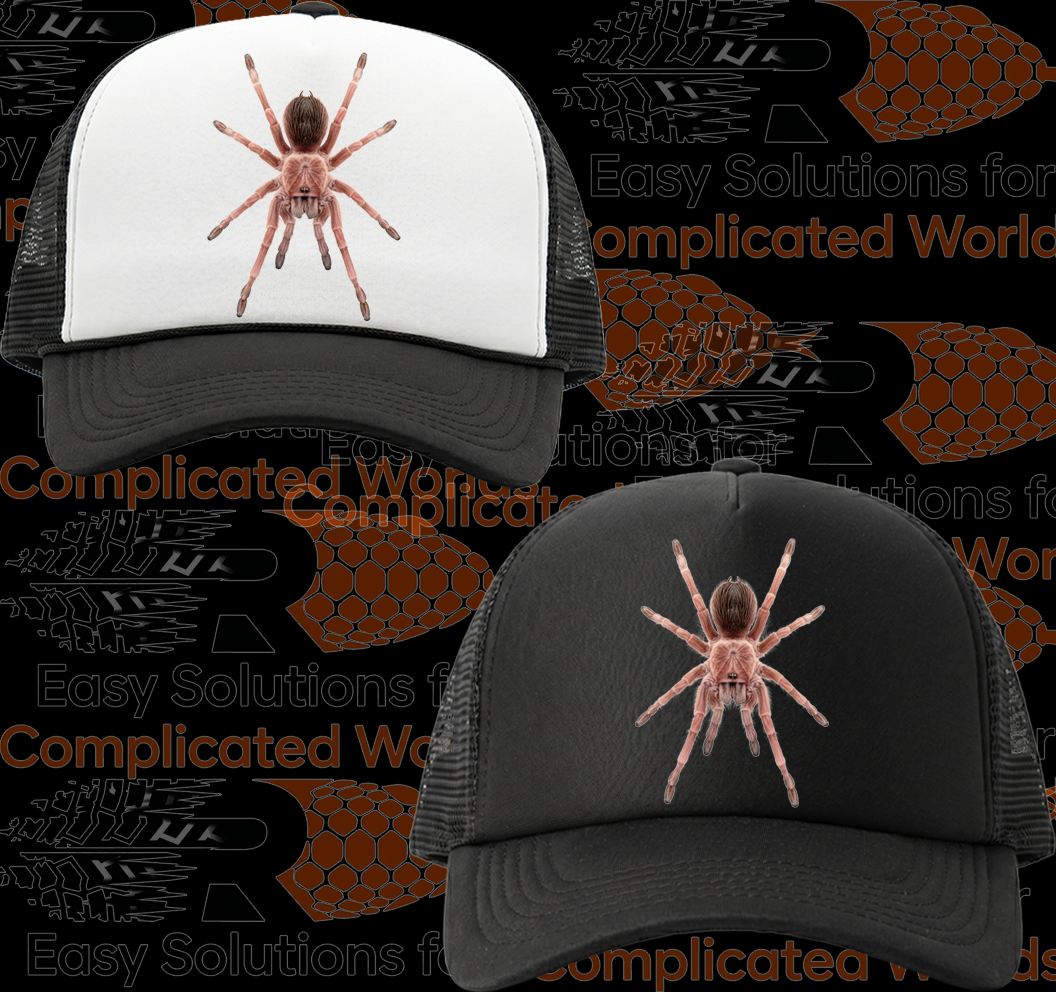 Black and White Foam Front Truckers Cap #80